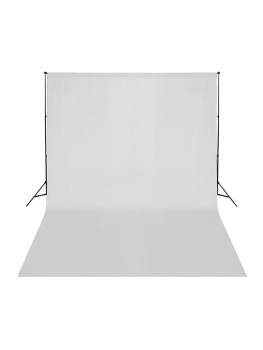 Fotopozadí bavlněné bez stojanu bílé 500 x 300 cm
