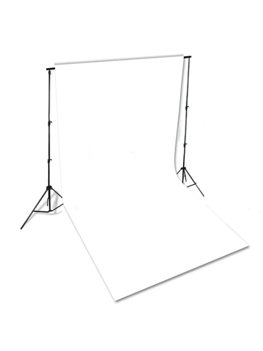 Fotopozadí bavlněné bez stojanu bílé 600 x 300 cm