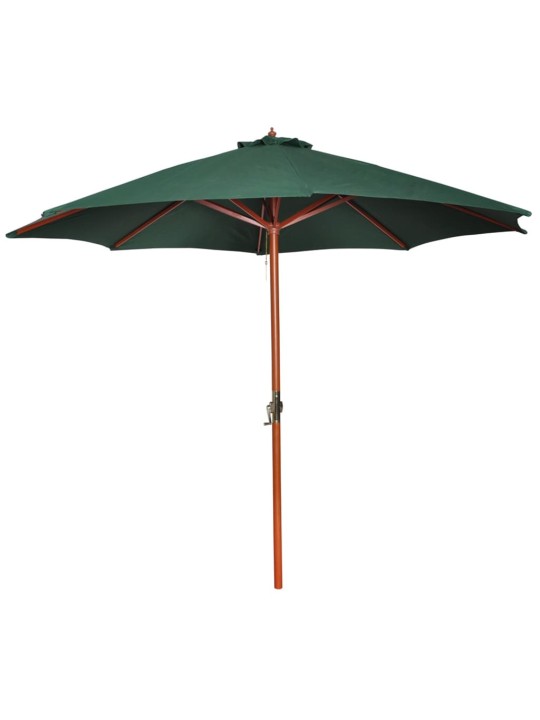 Slunečník zelený 258 cm