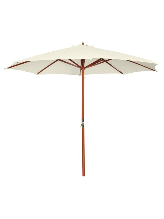 Slunečník 300 x 258 cm pískově bílý