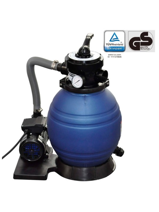Písková filtrace s čerpadlem 400 W 11 000 l/h