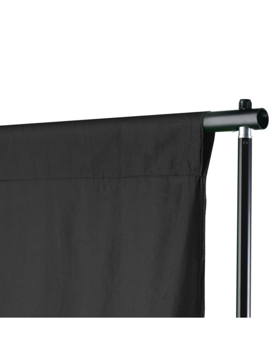 Systém podpěry a fotopozadí 600 x 300 cm černé