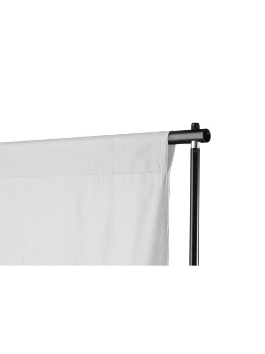 Systém podpěry a pozadí 600 x 300 cm bílé