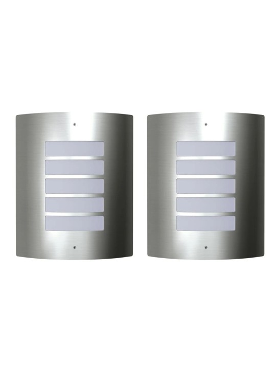 Nerezové vodotěsné nástěnné svítidlo - 2 ks - 60 w