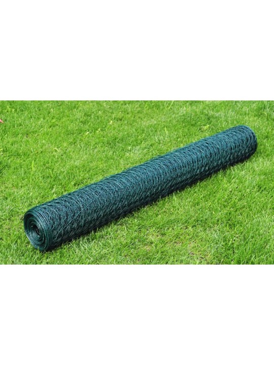 Pletivo ocel šestiúhelník 1 x 25 m tmavě zelené