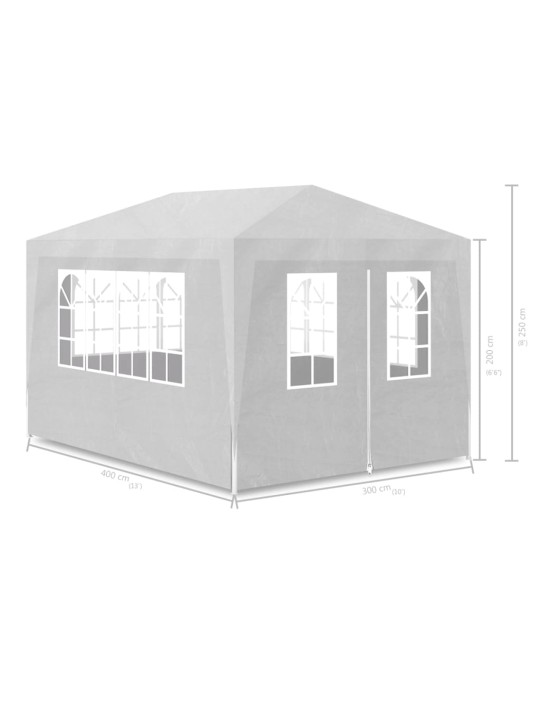 Party stan 3 x 4 m bílý