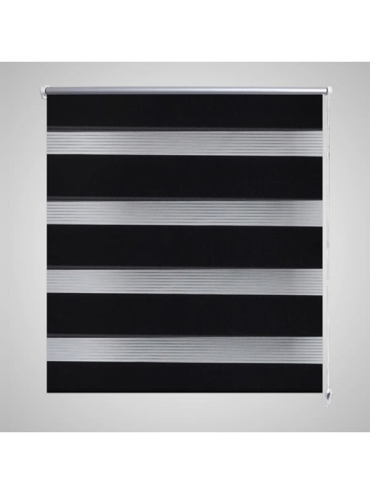 Roleta den a noc / Zebra / Twinroll 50x100 cm černá