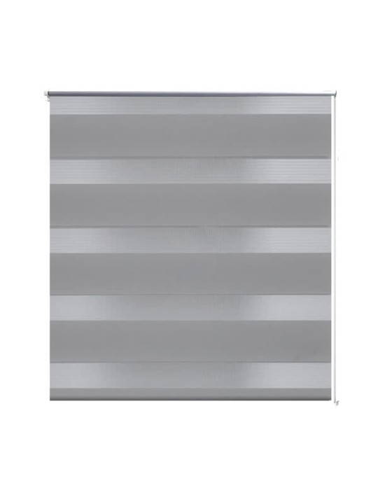 Roleta den a noc / Zebra / Twinroll 60x120 cm šedá