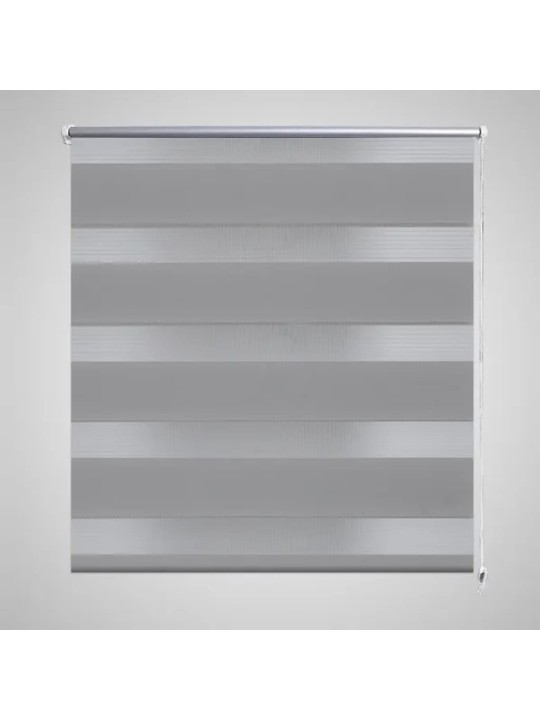 Roleta den a noc / Zebra / Twinroll 60x120 cm šedá