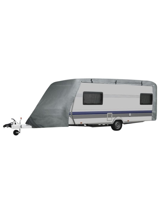 Plachta na karavan S šedá