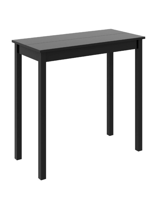 Barový stůl MDF černý 115 x 55 x 107 cm