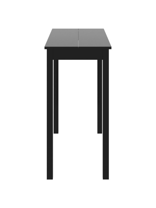 Barový stůl MDF černý 115 x 55 x 107 cm