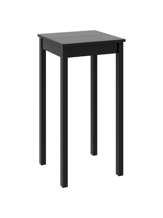 Barový stůl MDF černý 55 x 55 x 107 cm