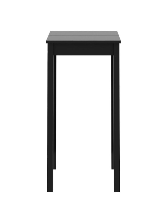 Barový stůl MDF černý 55 x 55 x 107 cm
