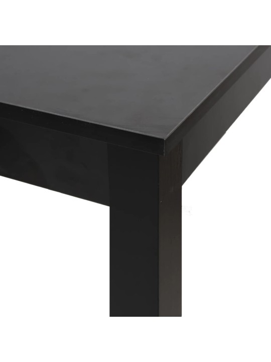 Barový stůl MDF černý 55 x 55 x 107 cm