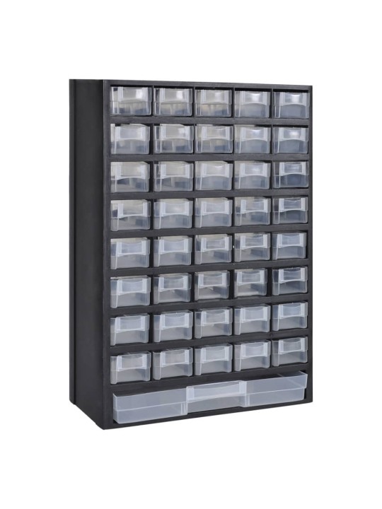 Úložný plastový box na nářadí 41 zásuvek
