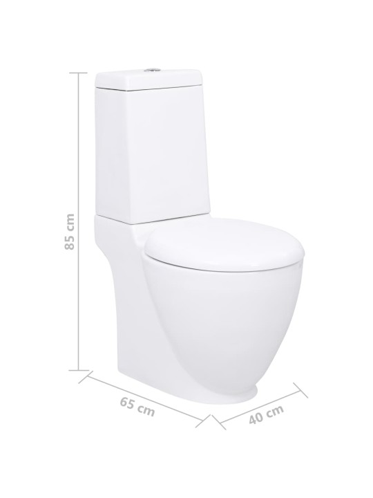 Keramické WC zadní odpad bílé