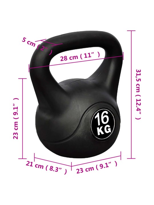 Činka kettlebell 16 kg