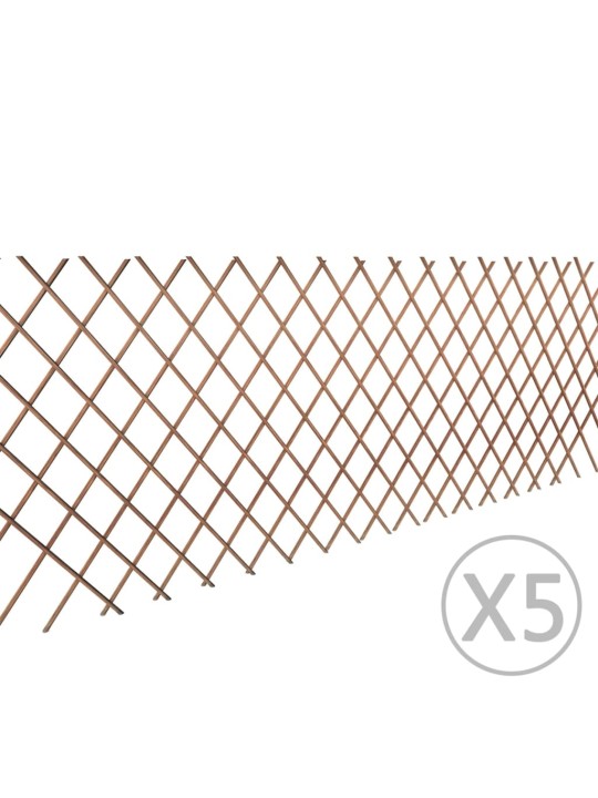 Vrbový trelážový plot 5 ks 180 x 90 cm