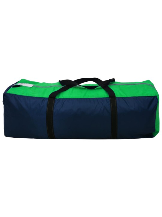 Kempingový stan pro 9 osob modro-zelený