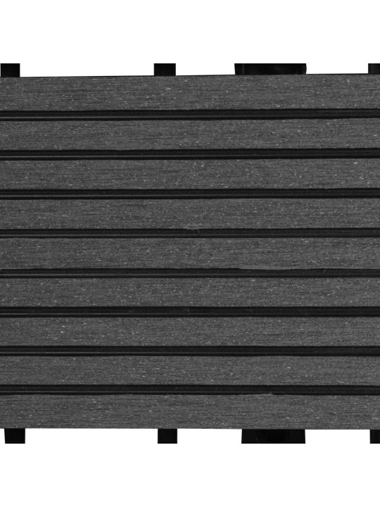WPC dlaždice 30x30cm 11 ks 1 m2, šedé