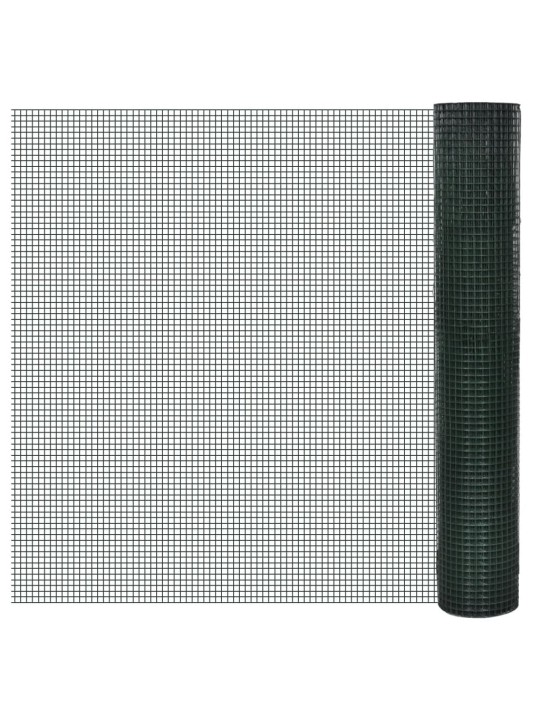 Pletivo ke kurníku pozinkované PVC vrstva 10 x 1 m zelené