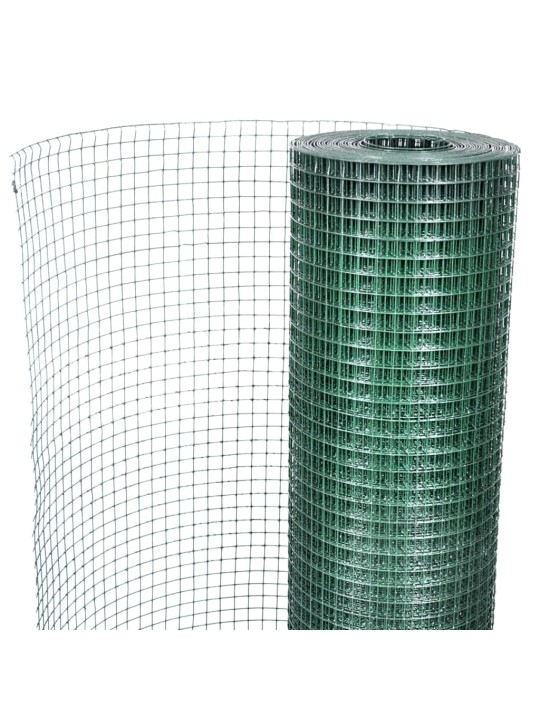 Pletivo ke kurníku pozinkované PVC vrstva 10 x 1 m zelené