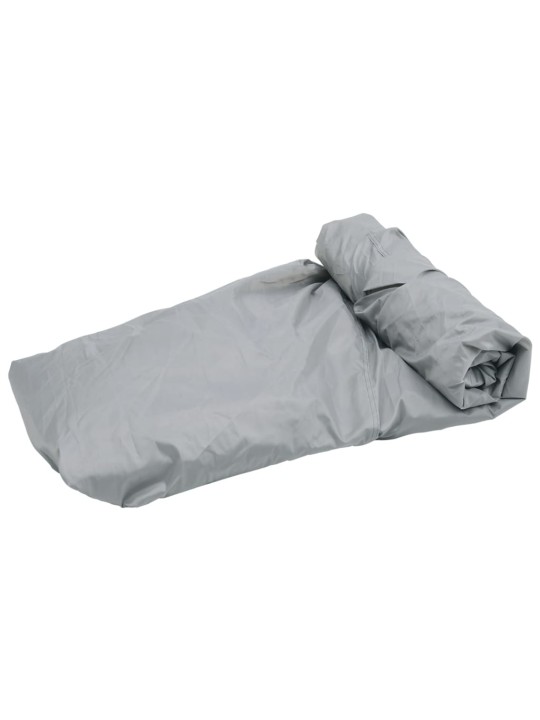 Šedá přikrývka pro člun, délka 427-488 cm, šířka 173 cm