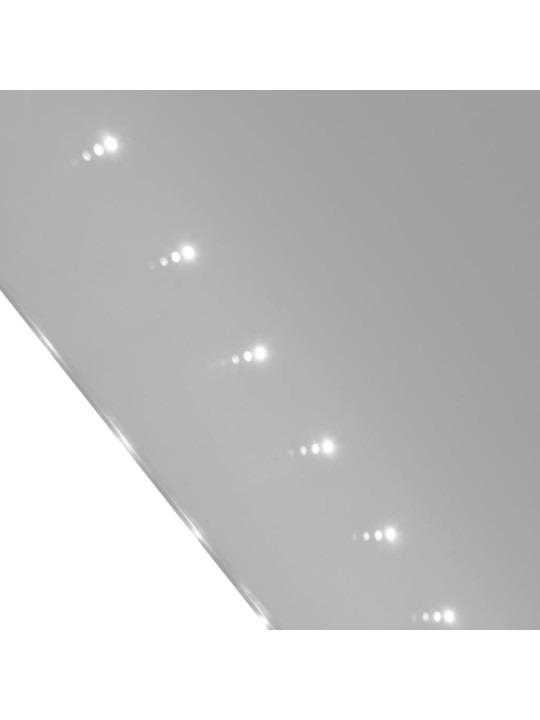 Koupelnové zrcadlo s LED diodami, nástěnné, 60 x 80 cm (D x V)