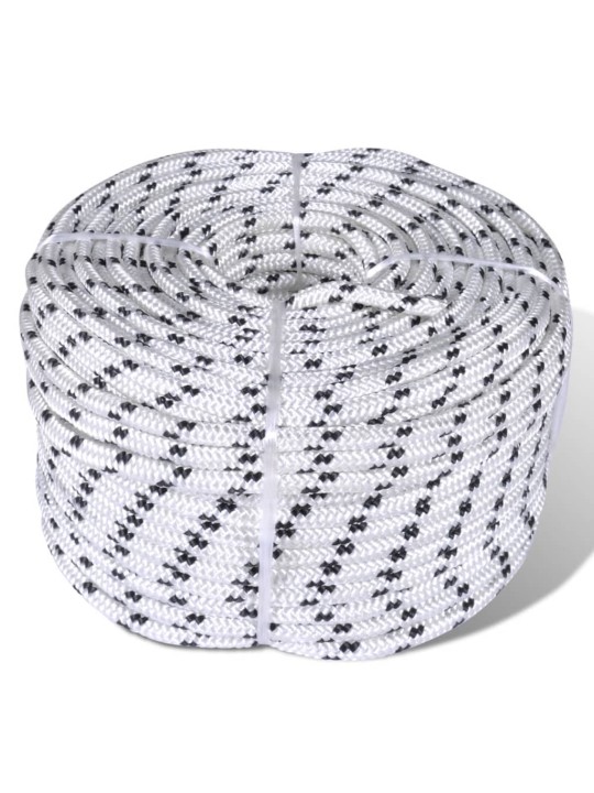 Splétané lano lodní, polyester 10 mm x 50 m