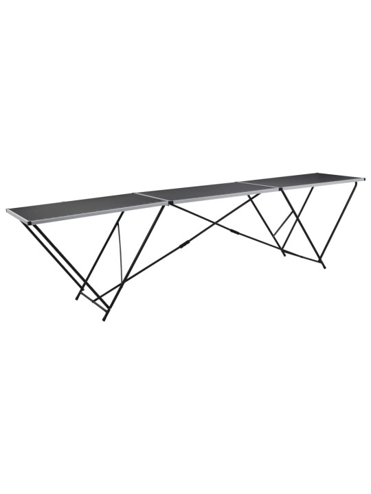 Skládací tapetovací stůl MDF a hliník 300 x 60 x 78 cm