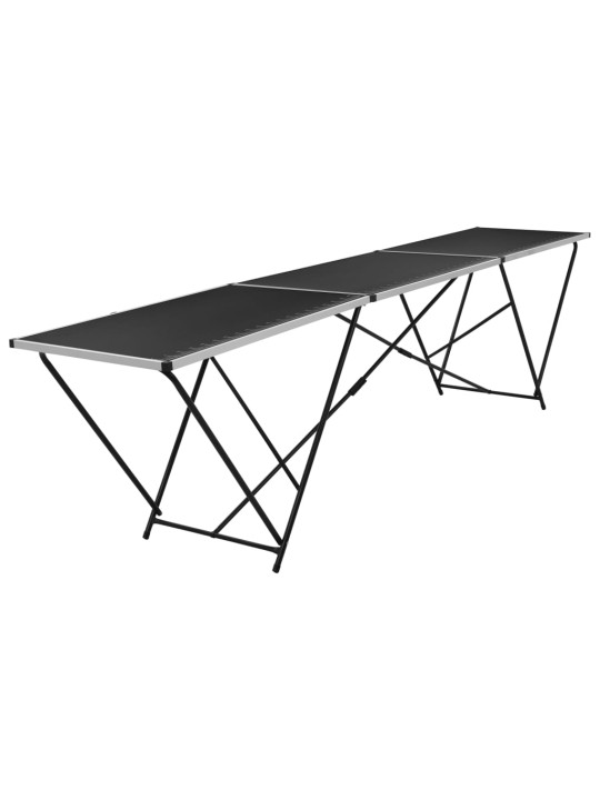 Skládací tapetovací stůl MDF a hliník 300 x 60 x 78 cm
