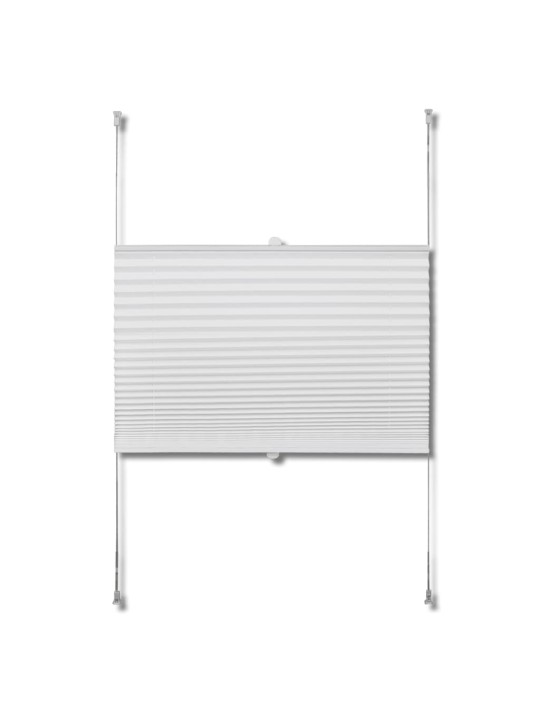 Plisovaná roleta 40 x 150 cm bílá