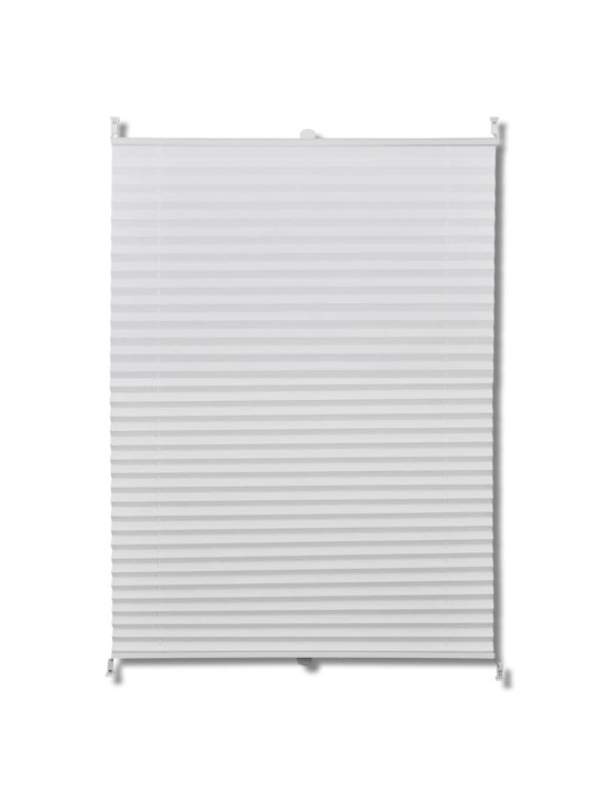 Plisované žaluzie / rolety Plisse 70 x 125 cm - bílé