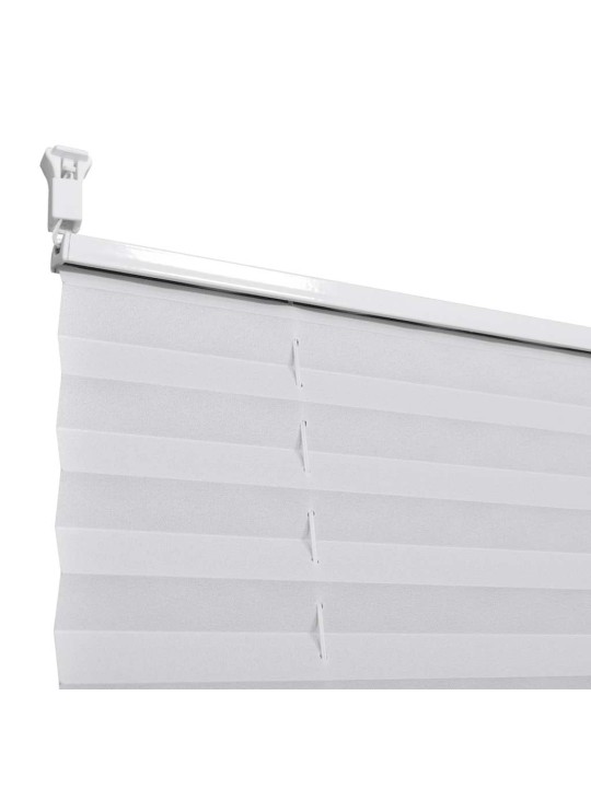 Plisované žaluzie / rolety Plisse 70 x 125 cm - bílé