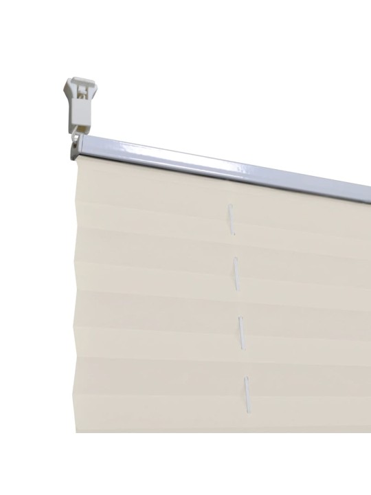 Plisovaná roleta 70 x 150 cm krémová
