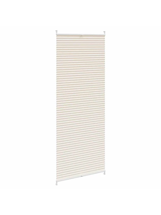 Plisovaná roleta 90 x 200 cm krémová
