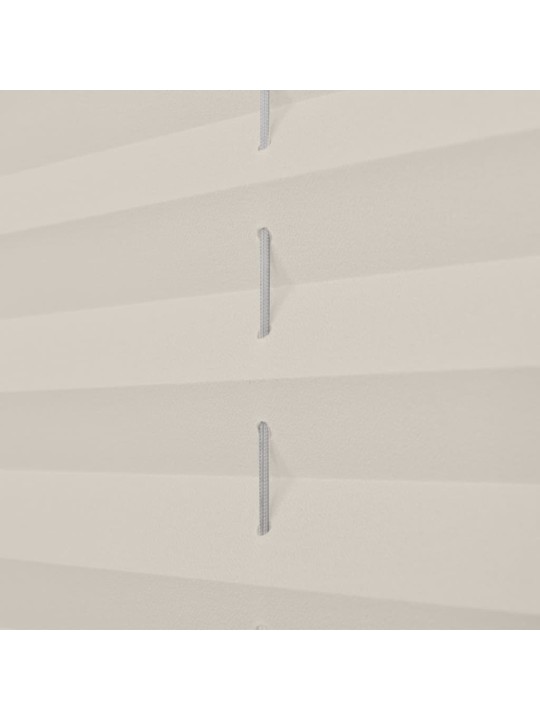Plisovaná roleta 110 x 200 cm krémová