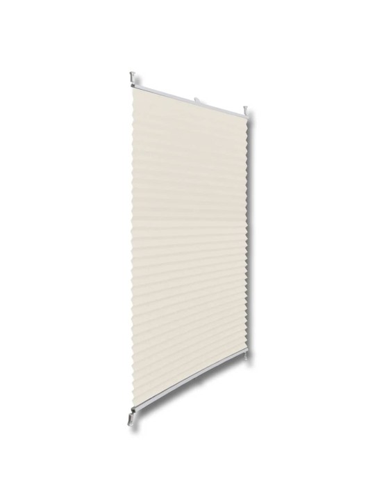 Plisované žaluzie / rolety plisse 40 x 125 cm - krémové