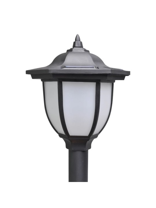 Řetězový plot se solárními světly 2 LED lampy 2 sloupky