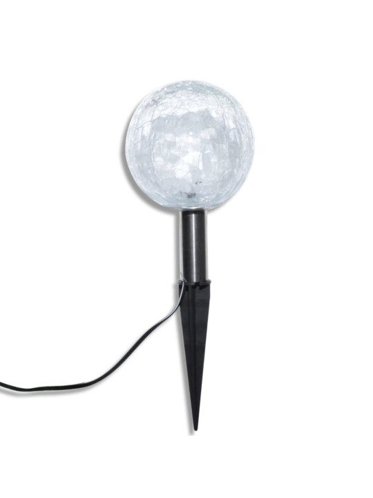 Solární zahradní světla 6 ks LED zemní bodce a solární panel