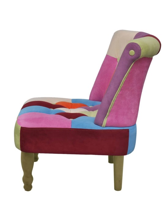 Francouzské křeslo 2 ks patchwork textil
