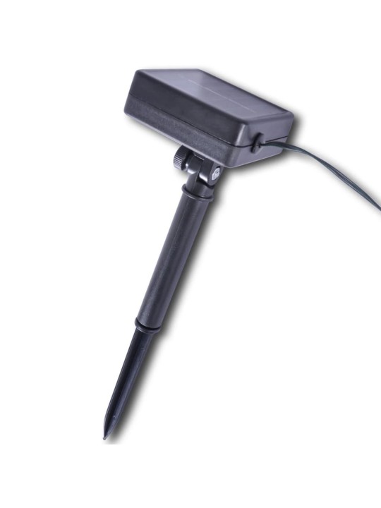 Zimostrázová koule s umělými lístky 27 cm s LED řetězem 2ks
