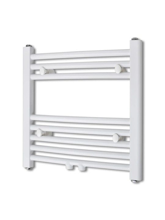 Žebříkový radiátor obloukový, ústřední topení 480 x 480 mm boční a střední přípojka
