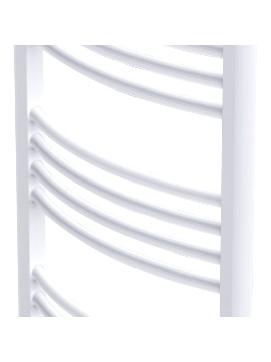 Žebříkový radiátor obloukový, ústřední topení 500 x 1160 mm boční a střední přípojka