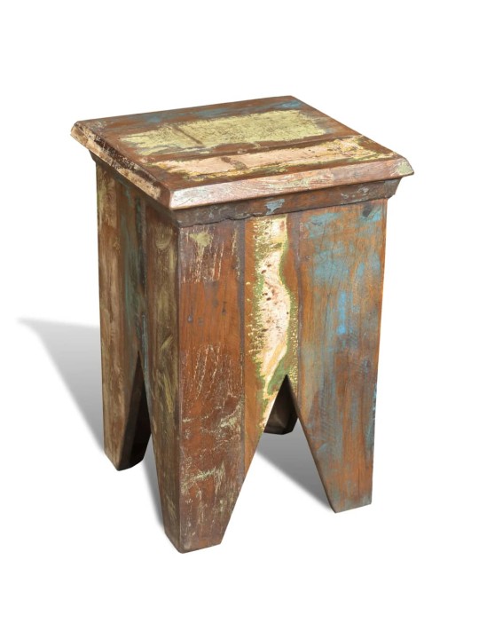 Stolička masivní recyklované dřevo
