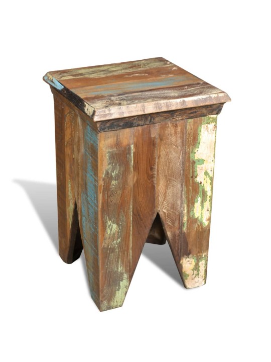 Stolička masivní recyklované dřevo