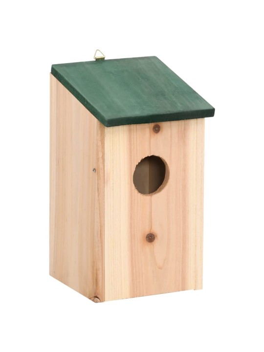 Ptačí budky 4 ks dřevěné 12 x 12 x 22 cm