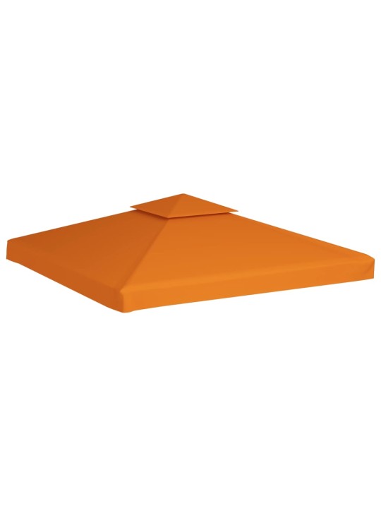 Náhradní střecha na altán 310 g/m² oranžová 3 x 3 m