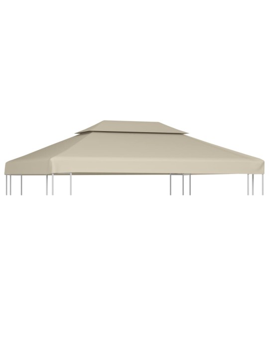 Náhradní střecha na altán 310g/m² béžová 3 x 4 m